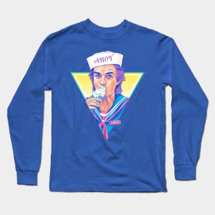 Ahoy! Free Ice Cream Lick Long Sleeve T-Shirt